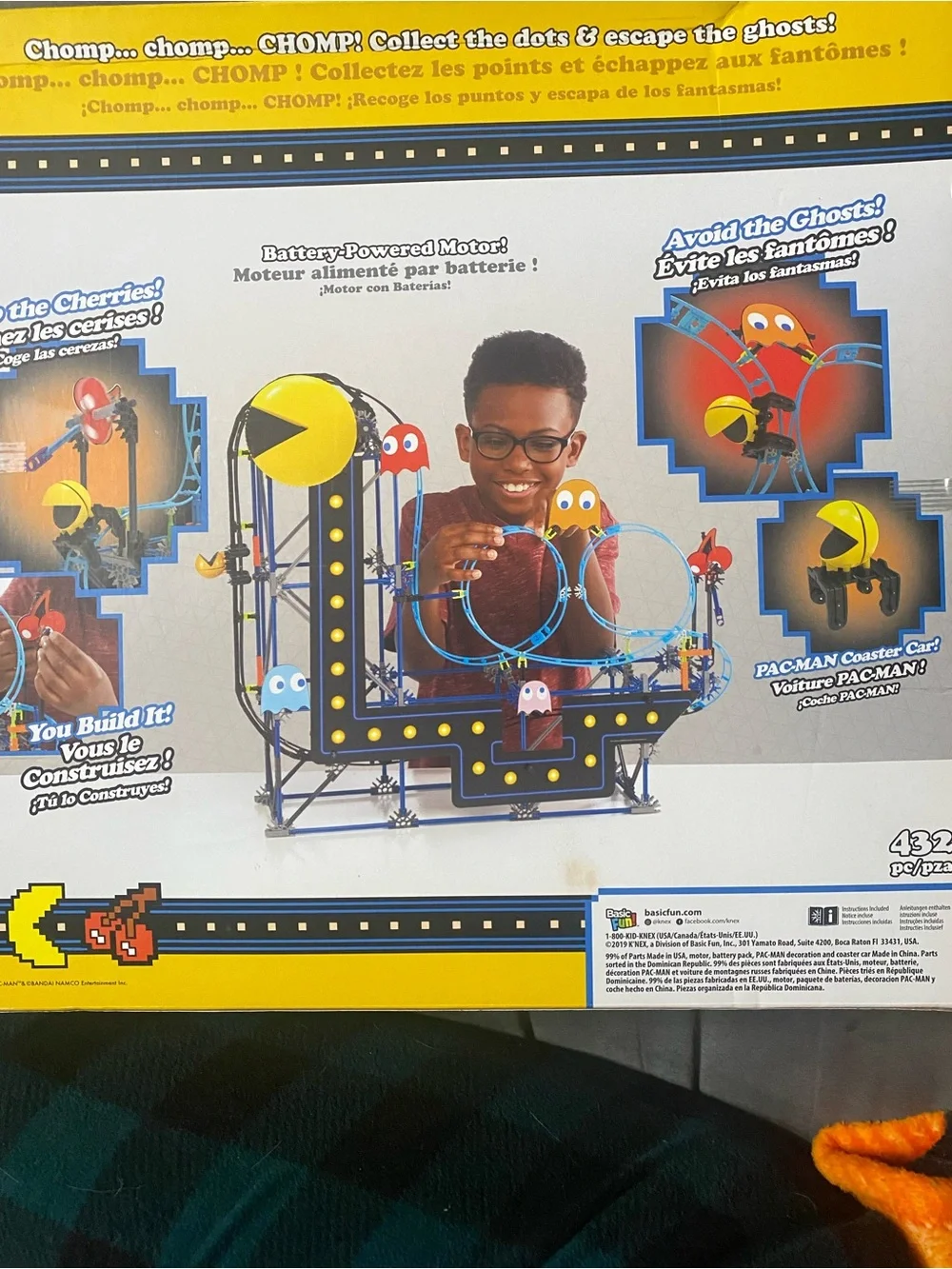 Kids Pac-Man Roller Coaster Building Set bt K’nex new in box ages 9 + STEM toy